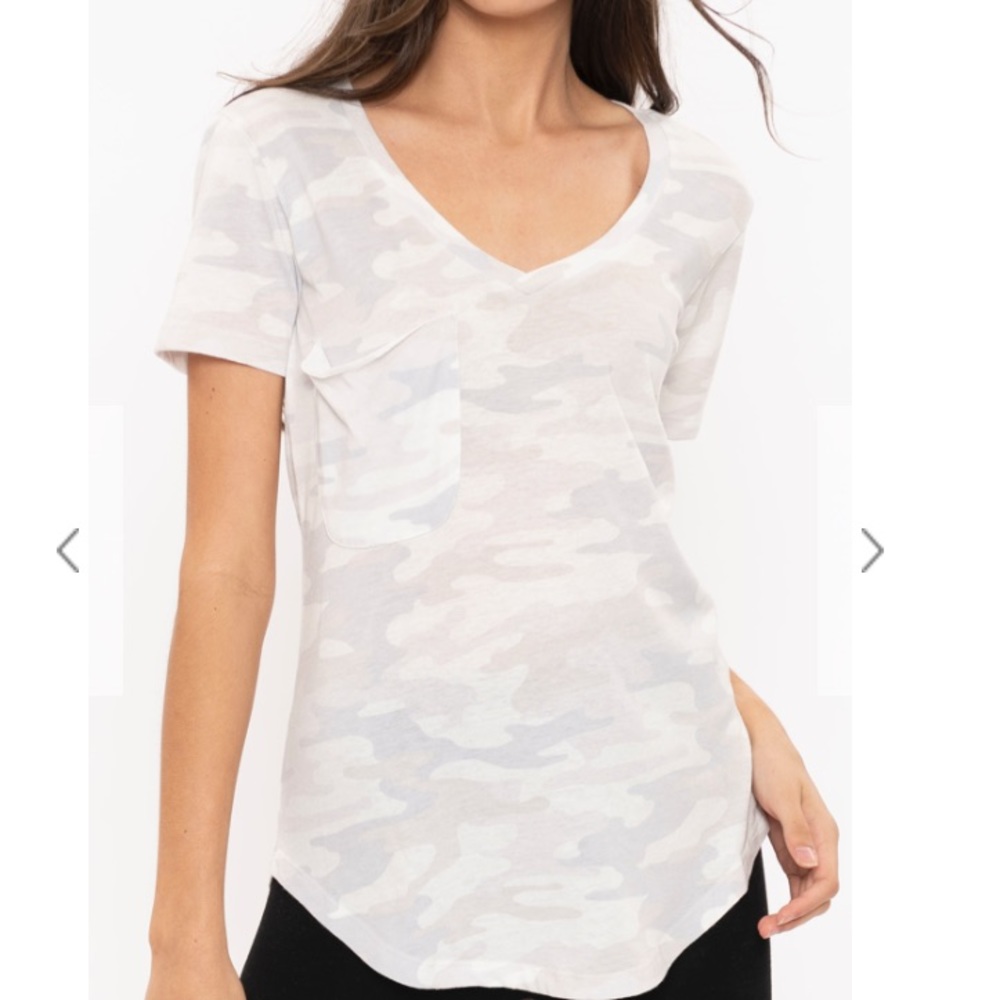 Z Supply Medium Camo Pocket Tee